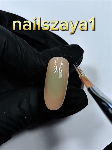 silk effect nail design tutorial 💅✨