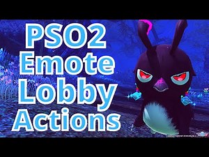 PSO2 467: Table Dance Emote Lobby Action