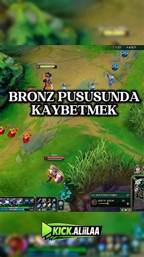Bronz pususu kaybettiriyor #leagueoflegends #lol #shorts