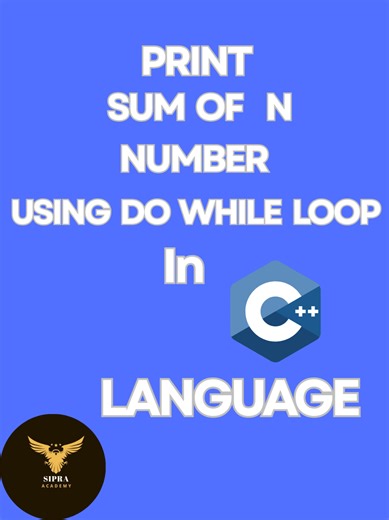 sum of series with do while loop in c practice in your values #c #programming #sipra #sipra_academy #follow #tiktok