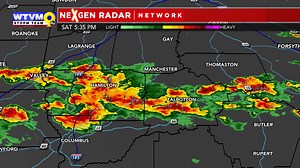 4.1K views · 17 reactions | 5:42 PM ET Radar Update: We are continuing to see some stronger storms that are producing some pockets of gusty wind, heavy rainfall, and lots of lightning. Remember, if you hear thunder to go indoors! - Arianna Wittic | WTVM Weather | Facebook