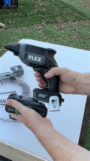 FLEX 24V Drywall Screw Gun! #fyp #tools #powertools #drywall #construction #handyman #contractor #diy @FLEXPOWERTOOLSNA