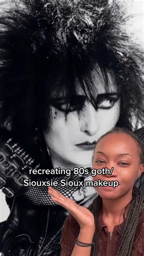 Recreating 80s Goth Makeup Tutorial | Siouxsie Sioux Inspired