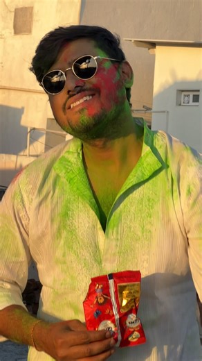 Happy Holi Dost ek Cutki color #funny #youtubeshorts #youtube