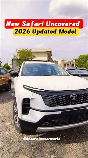 new Safari Uncovered Updated Model 2026 📌 tata safari top model