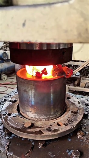 Will the oil forging press be pressed out?