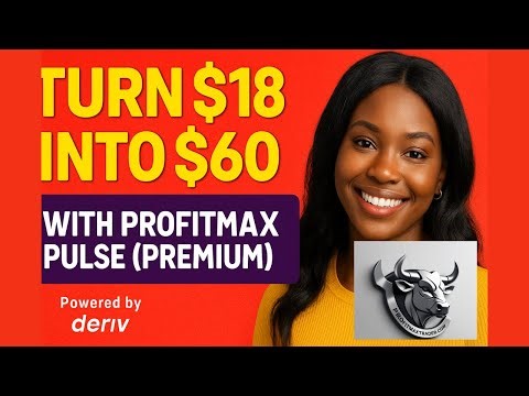 Deriv Beginners 🚀 Turn $18 into $60+ | Easy Rise & Fall Entries with Pulse Premium