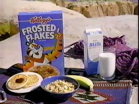 Frosted Flakes Cereal (1995) Television Commercial - Kevin Branford - Climber
