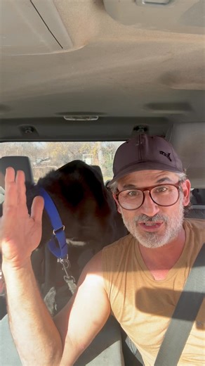 🚗 We’re heading to a Mennonite farm—they sell cabinets, but we’re all about that mushroom compost! 🍄 Rejuvenating our recycled dirt to grow veggies this spring—5 years in the making! 🌱 #Mr. #Squigglebutt’s with us in the back seat, being the best Lab mix. Check his profile, he one of 16 dogs lookig for their for ever home. https://www.petfinder.com/dog/mr-squiggle-butt-074e2c8a-f24b-437b-a3d0-4adc43ada400/tx/kemp/bella-hampton-farm-foundation-tx2900/details/ #SoilGlowUp #VeggieDreams #AdoptDo