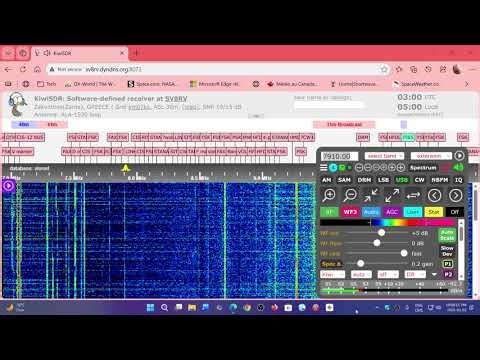 Possible Iranian Spy Number Station received via Greek SV8RV KiwiSDR 7910 kHz USB