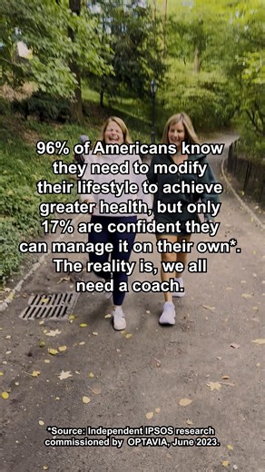 🌟 Did you know? 🌟 96% of Americans KNOW they need to make lifestyle changes to improve their health, but only 17% feel confident they can do it on their own*. The truth is, we ALL need support when it comes to achieving our health goals. That's where OPTAVIA comes in! 🙌 With our habit-based, coach-guided approach to wellness, we're here to empower you every step of the way on your journey to better health. 🌱 Ready to take control of your wellness? You don’t have to do it alone. Let’s make la