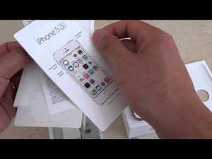 UnBoxing the iPhone 5S and See What's Inside