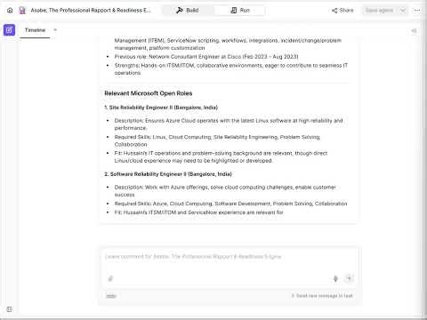Asabe: The Professional Rapport & Readiness Engine