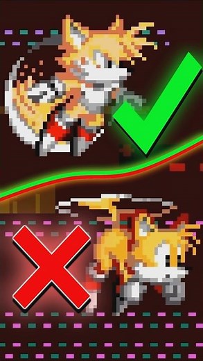 Super Tails Looks SO GOOD in Sonic 1! 😍 Sonic 1 Forever Mods Shorts #sonicshorts