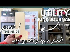Use your OLD PAPER! How to Coordinate Papers and Build Your Insert! #junkjournal