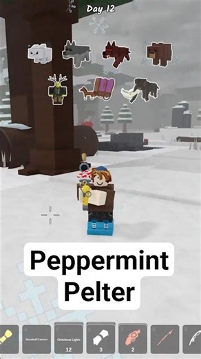 NEW Peppermint Pelter Damage Test – How Many Hits to Kill?! 🔫🍬 | 99 Nights in the Forest