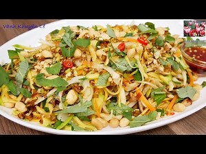 GỎI XOÀI CHAY giòn thơm ngon bắt Vị - Cách trộn Gỏi không ra Nước by Vanh Khuyen