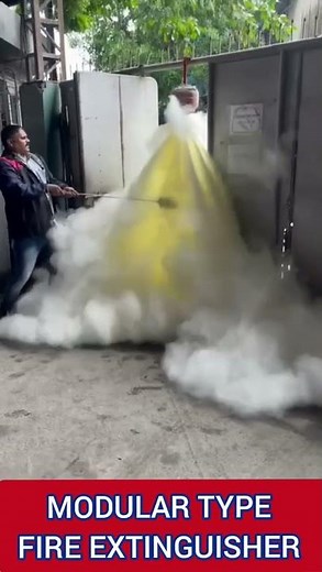 MODULAR FIRE EXTINGUISHER PRACTICAL TRAINING / DEMO OF MODULAR FIRE EXTINGUISHER