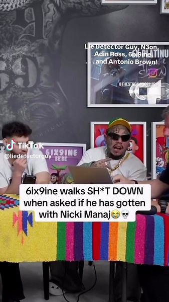 There was a Nicki Minaj question during polygraph tests with N3on, Adin Ross, rapper 6ix9ine, NFL's Antonio Brown, and Lie Detector Guy! Lots of true reality TV polygraph excitement. Was livestreamed on multiple platforms, many clips already out there with giant views. And Lie Detector Guy is at CertifiedPolygraph.com PolygraphRental.com RealityTVpolygraph.com #antoniobrown #liedetectorguy #n3on #adinross #6ix9ine