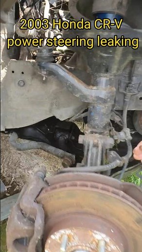 power steering hose leak fix, 2003 honda cr-v K20a4, power steering hose leak repair