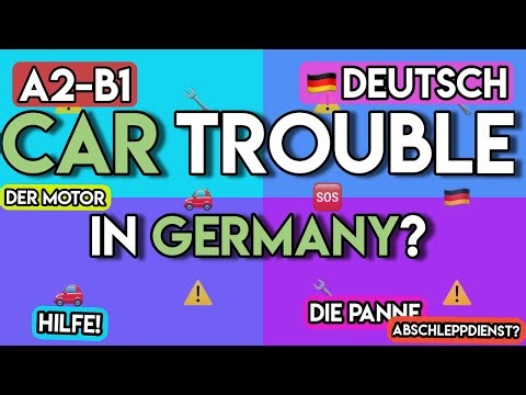 100+ German Phrases for Car Trouble & Driving | Learn German Car Vocabulary (A2-B1)