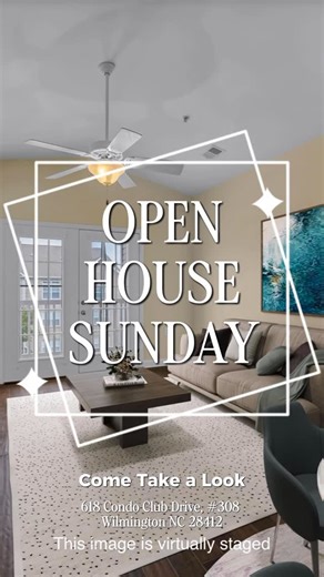 Wendy Thompson on Instagram: "🏡 Open House This Sunday | 2–4 PM Come tour 618 Condo Club Drive #308 in Wilmington — a move-in ready 2-bedroom condo with elevator access, fresh paint, and new carpet. Enjoy low-maintenance living with a community pool and clubhouse, all just minutes to Carolina Beach. Stop by Sunday from 2–4 and see if this one feels like home!"