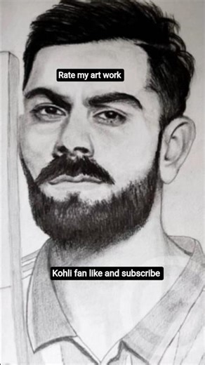 Virat Kohli drawing|rcb fan like and subscribe #shorts #art