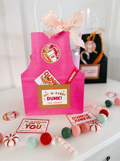 Unique Apron Gift Bag for Christmas Crafts
