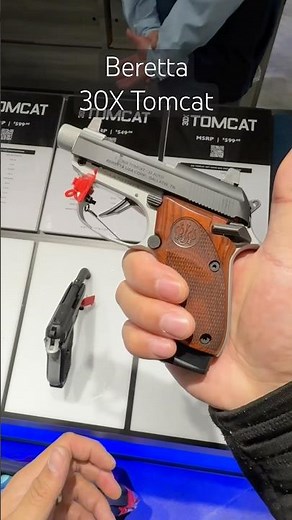 Hands on the ultimate pocket gun - Beretta 30X Tomcat .32 ACP - SHOT Show 2025 #shotshow2025