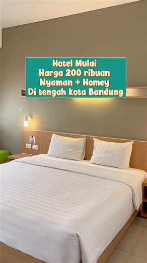 Hotel yang affordable tapi super nyaman, fasilitas ok dan lokasi yang strategis .. Kalo ke Bandung coba deh staycation di sini .. @realwaymediaindonesia #HotelJuaraJan #PetualanganAwalTahun #YearEndAdventure #SuperBrandGo #realwayxtiberacibeunying