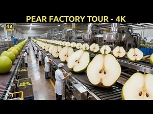 Inside a Modern Pear Processing Factory: From Fresh Fruit to Canned Slices (The Whole Process)