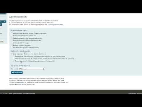 Using SPSS data from JISC Online Surveys - Getting stated with IMB SPSS Statistics