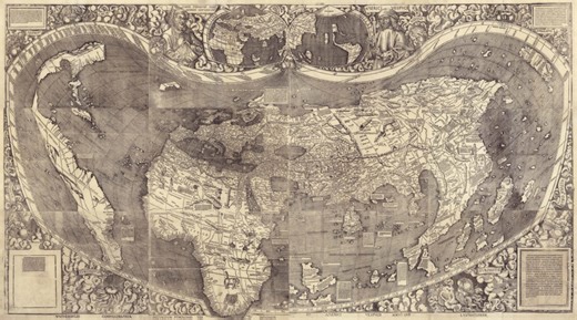 The consequences of errors and lies on old world maps
