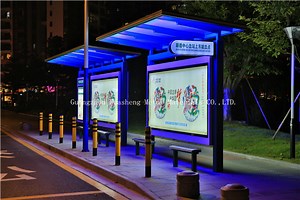 [Hot Item] Most Selling Products LED Display Board Advertising Bus Shelter
