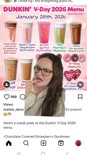 THE BUFF CHAI? #dunkin #valentinesday #dunkin2025 #greenscreen