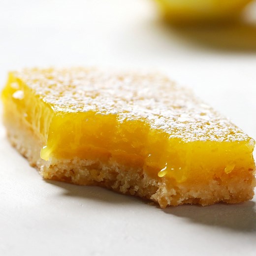 Tangy lemon curd with rich shortbread is all you need. Lemon Bars With Olive Oil and Sea Salt: nyti.ms/2Eet7Ji | NYT Cooking