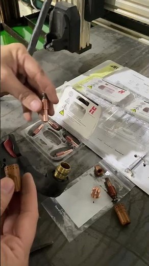 Hypertherm 45XP Replacing Your Consumables - Read the Manual to Match to your Material