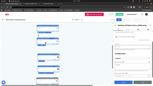 Wrk Action Testing Training | Wrk