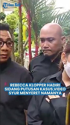 Reaksi Rebecca Klopper Setelah Pelaku Penyebar Video Syur Mirip Dirinya Divonis 3 Tahun Penjara