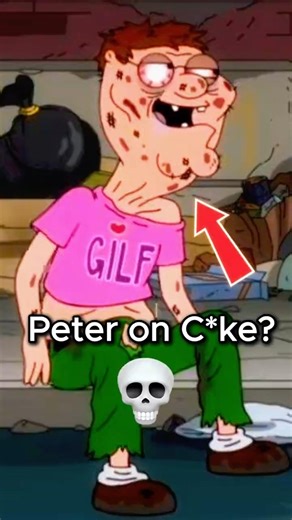 Peter doing drugs...
