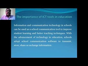 The Role of ICT in Education