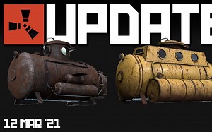 Rust更新2021年3月12日 控制台更新，潜水艇模型