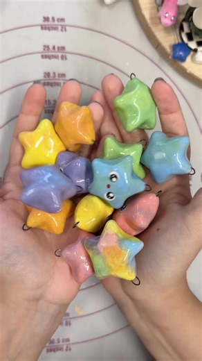 The Midori House on Instagram: "making paper stars for archeologists to find in a thousand years 🪏⭐️ . June 14th 7pm cst!!! . Will they find this video on the achieves? If so hihi!! I hope my art is still bringing people joy thousands of years from now . soundgate got the star audio so I’m putting star audio only in the broadcast channel so yall can hear clearly!! . #paperstar #paperstars #keychaincustom #cuteceramics"