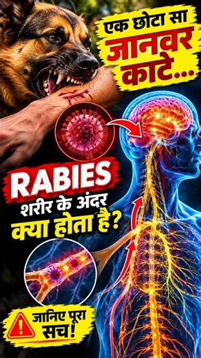 Rabies: What Happens Inside Your Body After an Animal Bite? 😱 | Rabies Explained