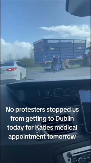 RT @Katiesfight24: No protesters stopped us from getting to Dublin for Katie’s appointment tomorrow. In fact, they went out of their way to…