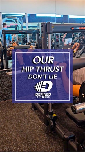 Defined Fitness on Instagram: "Why do hip thrusts? 🍑 Because strong glutes = more power, stability, and strength across every lift. The Hip Thrust Elite makes it easy: safer setup, smoother lifts, and the burn your glutes have been waiting for 🔥 Big thanks to @derek_chett for showing us how it’s done 👊 Available now at Defined Fitness Mesa, your glutes will thank you! #definedfitness #abqfitness #505strong #newmexicolife #gymlife #legday #glutegains #strengthtraining #fitnesscommunity #hipthr