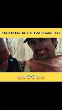 Zinda Rehne Ke Liye Use Apna Haath Kaatna Pada 😳 | 127 Hours | #moviescene #movieclips #trending