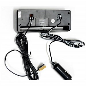 Car Dashboard Digital Clock 4 in 1 Square inside Outside Temperature