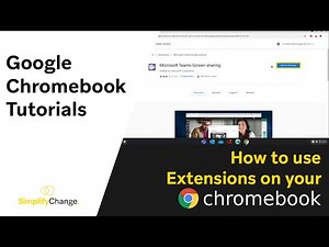 How to use Extensions on your Chromebook
