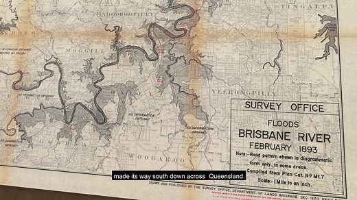 Learn about the 1893 Black February Flood with One Minute Archive! | Queensland State Archives